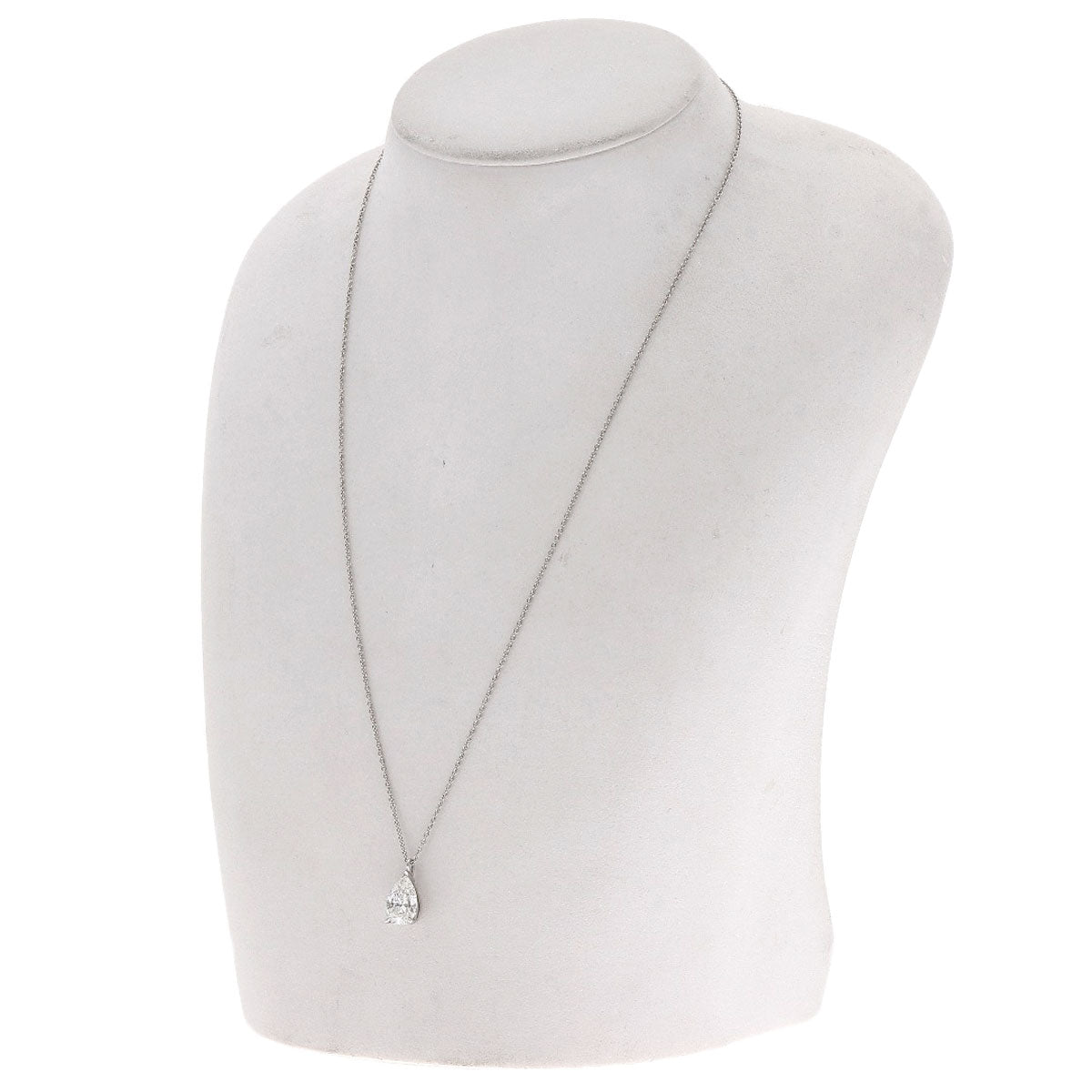 TIFFANY&Co. Pear Shape Diamond I-VVS2 Necklace Platinum PT950 Ladies [Used]