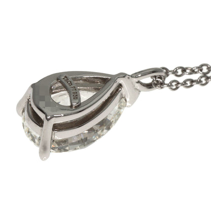 TIFFANY&Co. Pear Shape Diamond I-VVS2 Necklace Platinum PT950 Ladies [Used]