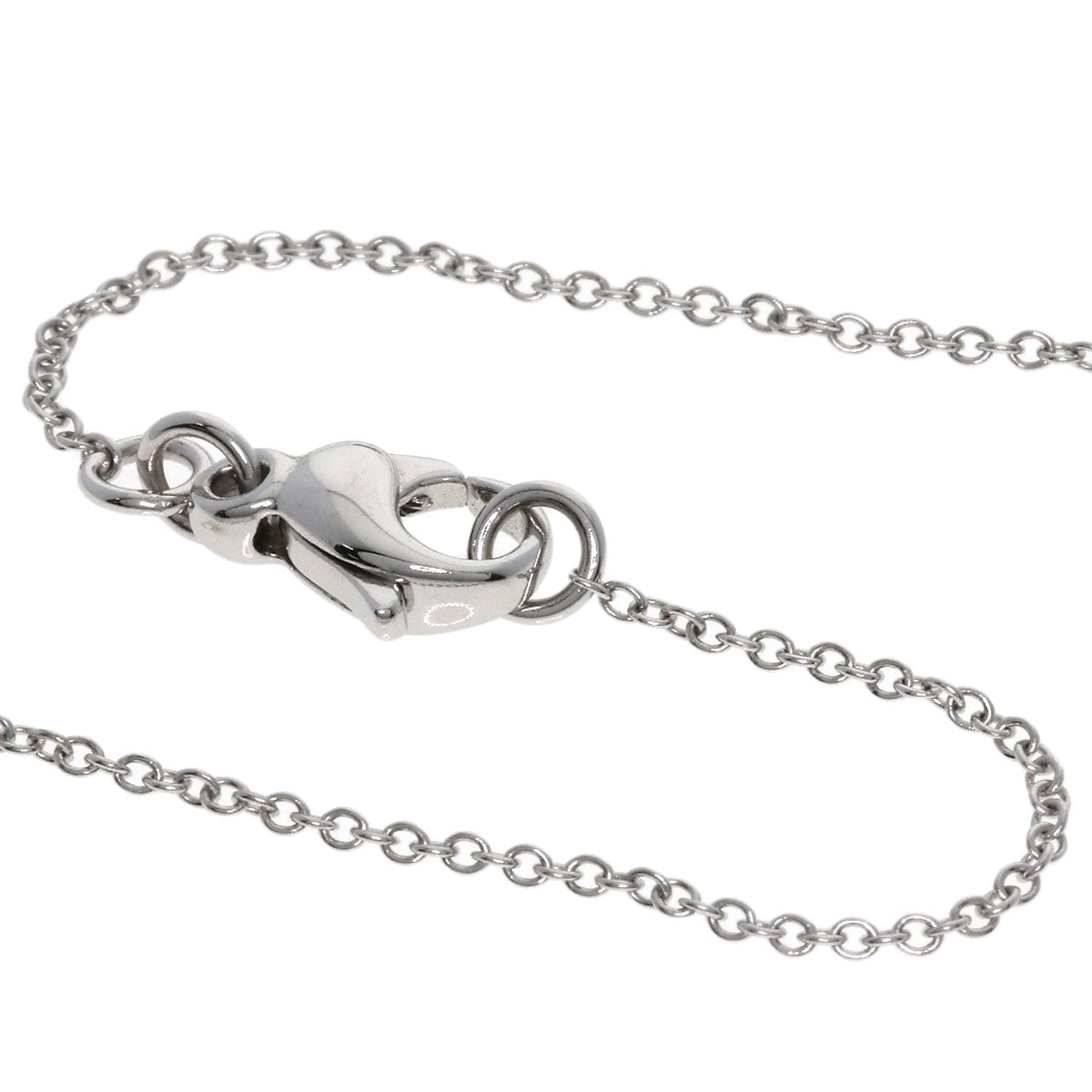 TIFFANY&Co. Metrocross Necklace K18 White Gold Ladies [Used]