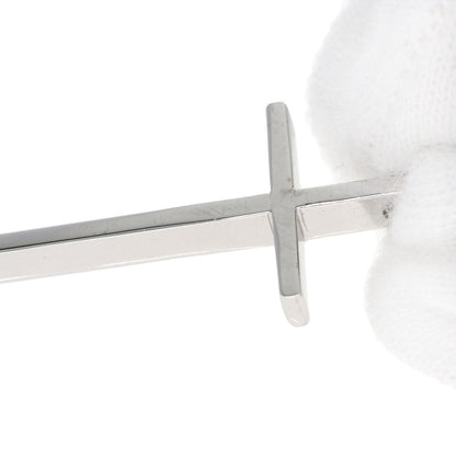 TIFFANY&Co. Metrocross Necklace K18 White Gold Ladies [Used]