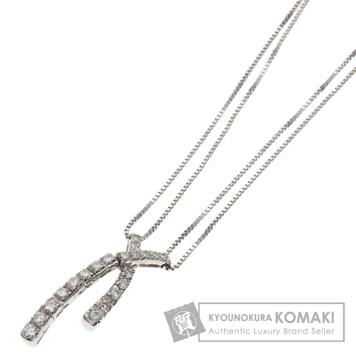 Damiani Metropolitan Diamond Necklace K18 White Gold Ladies [Used]
