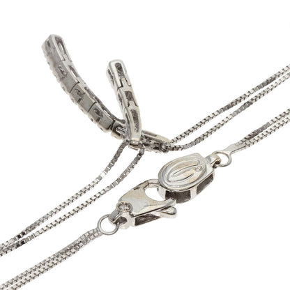 Damiani Metropolitan Diamond Necklace K18 White Gold Ladies [Used]