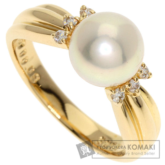 POLA Pearl Pearl Ring K18 Yellow Gold Ladies [Used]