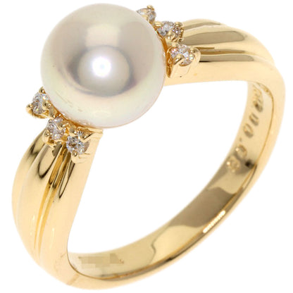 POLA Pearl Pearl Ring K18 Yellow Gold Ladies [Used]