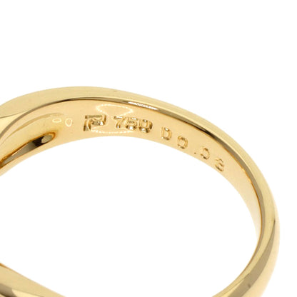 POLA Pearl Pearl Ring K18 Yellow Gold Ladies [Used]
