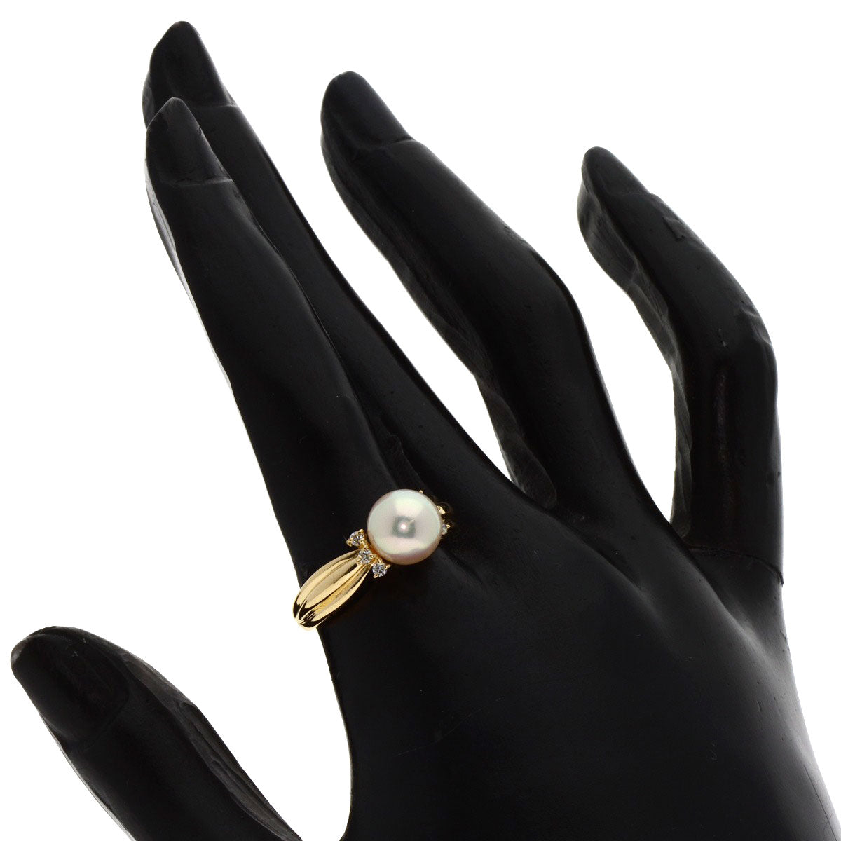 POLA Pearl Pearl Ring K18 Yellow Gold Ladies [Used]