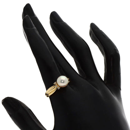 POLA Pearl Pearl Ring K18 Yellow Gold Ladies [Used]