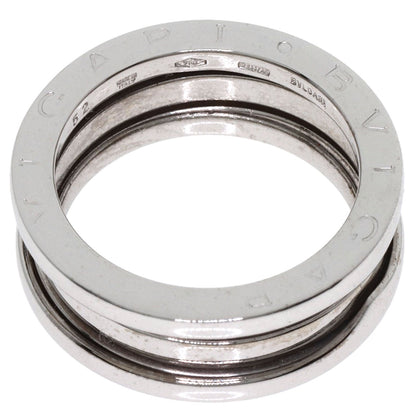 BVLGARI B.zero1 2 band #52 Ring K18 White Gold Ladies [Used]