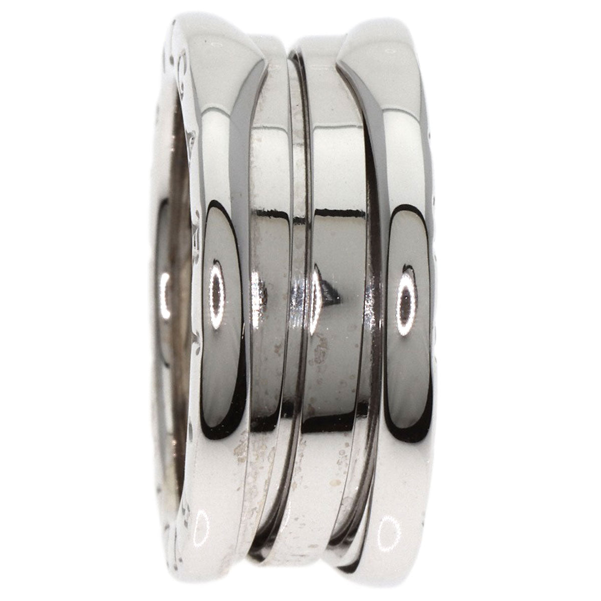 BVLGARI B.zero1 3 Band #49 Ring K18 White Gold Ladies [Used]