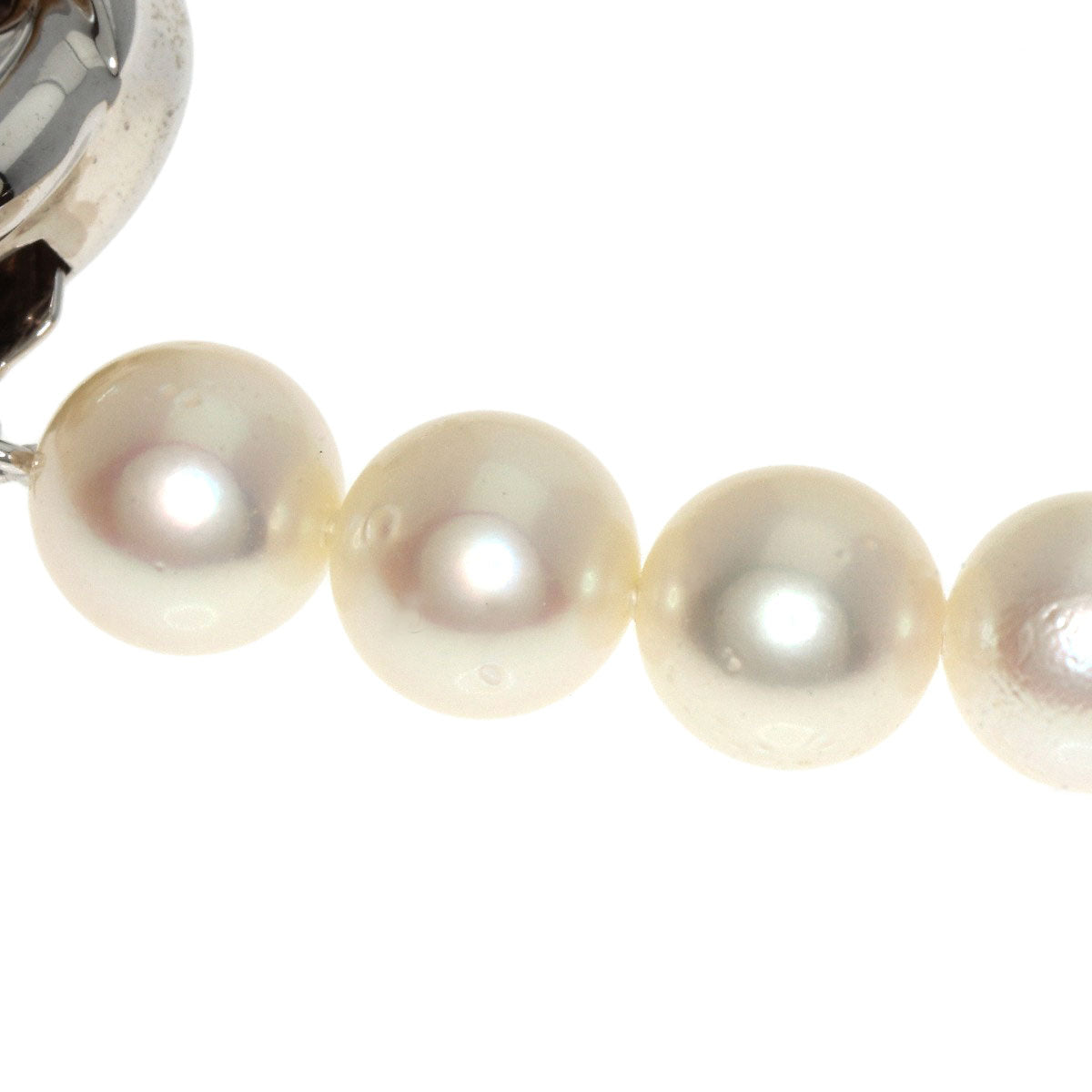 TASAKI Pearl Pearl Necklace and Earring 2-piece set Necklace Silver Ladies [Used]
