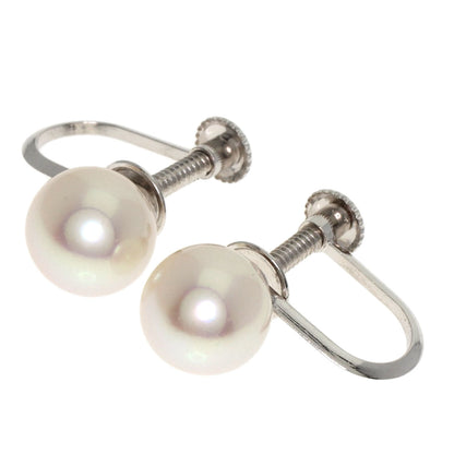TASAKI Pearl Pearl Necklace and Earring 2-piece set Necklace Silver Ladies [Used]