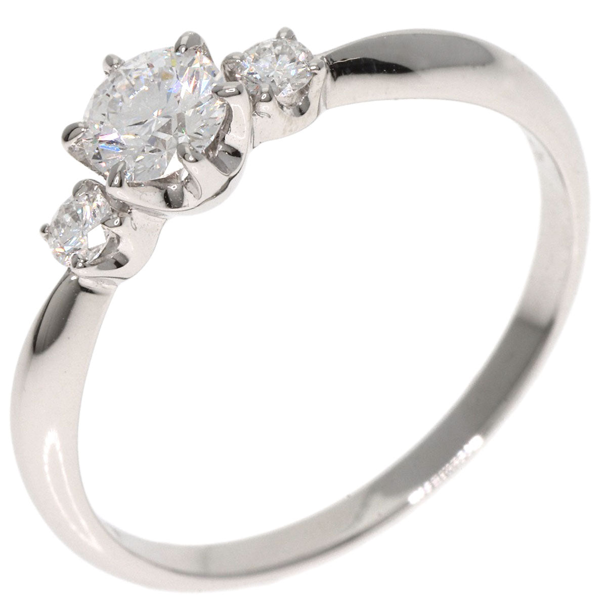 MIKIMOTO Diamond Ring Platinum PT950 Ladies [Used]