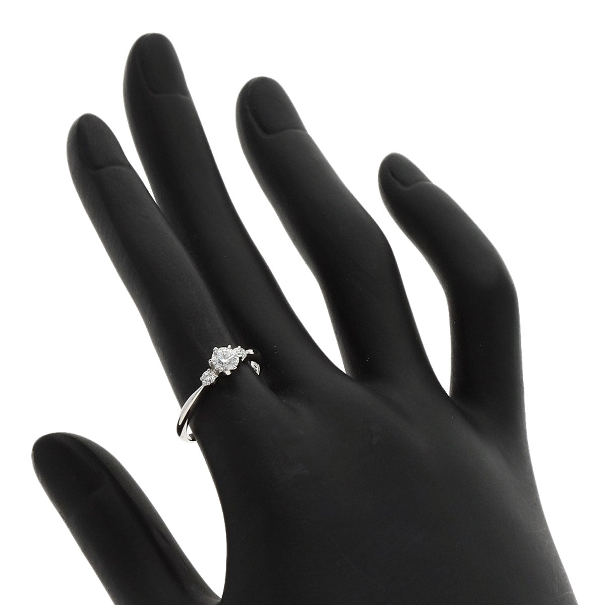 MIKIMOTO Diamond Ring Platinum PT950 Ladies [Used]