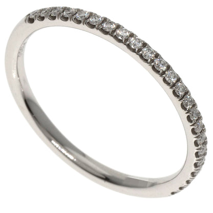 HARRY WINSTON Micro Pave Half Eternity Diamond Ring Platinum PT950 Ladies [Used]