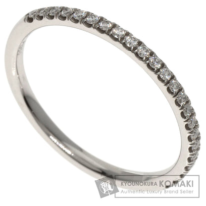 HARRY WINSTON Micro Pave Half Eternity Diamond Ring Platinum PT950 Ladies [Used]