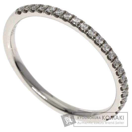 HARRY WINSTON Micro Pave Half Eternity Diamond Ring Platinum PT950 Ladies [Used]
