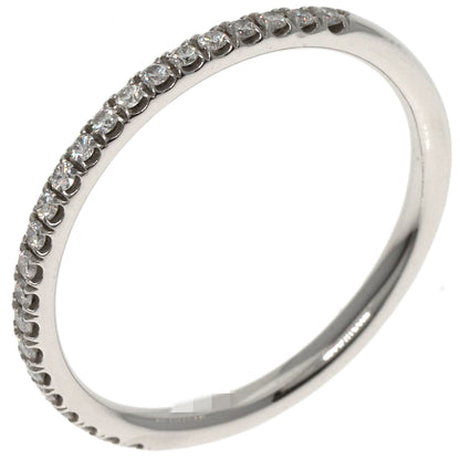 HARRY WINSTON Micro Pave Half Eternity Diamond Ring Platinum PT950 Ladies [Used]
