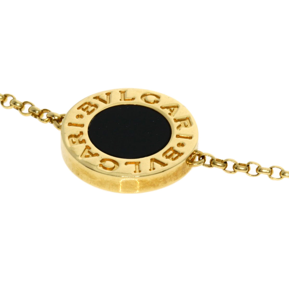 BVLGARI BVLGARI BVLGARI Onyx Bracelet K18 Yellow Gold Ladies [Used]