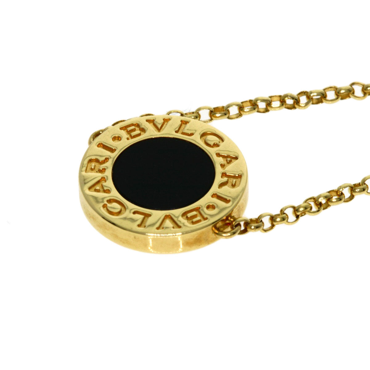BVLGARI BVLGARI BVLGARI Onyx Bracelet K18 Yellow Gold Ladies [Used]