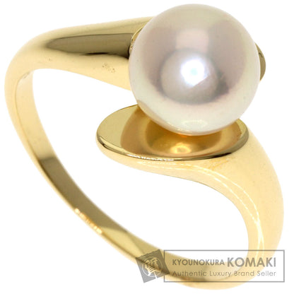 MIKIMOTO Pearl Pearl Ring K18 Yellow Gold Ladies [Used]