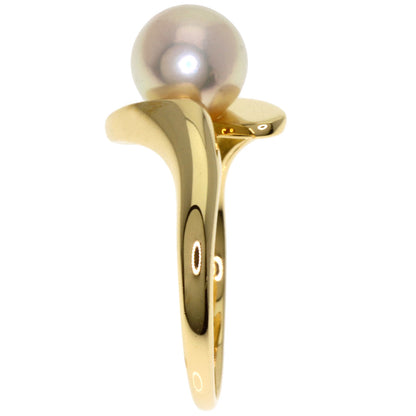 MIKIMOTO Pearl Pearl Ring K18 Yellow Gold Ladies [Used]