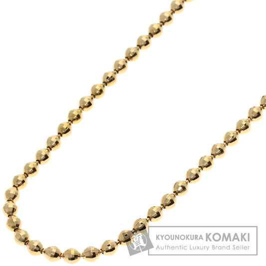 Ball Chain Necklace K18 Yellow Gold  20.6g�@Ladies