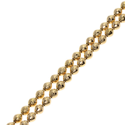 Ball Chain Necklace K18 Yellow Gold  20.6g�@Ladies