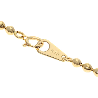 Ball Chain Necklace K18 Yellow Gold  20.6g�@Ladies