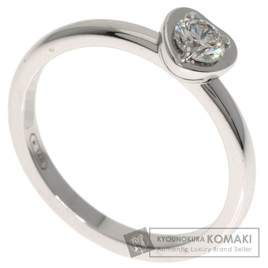 CARTIER Amour Diamond #47 Ring K18 White Gold Ladies [Used]