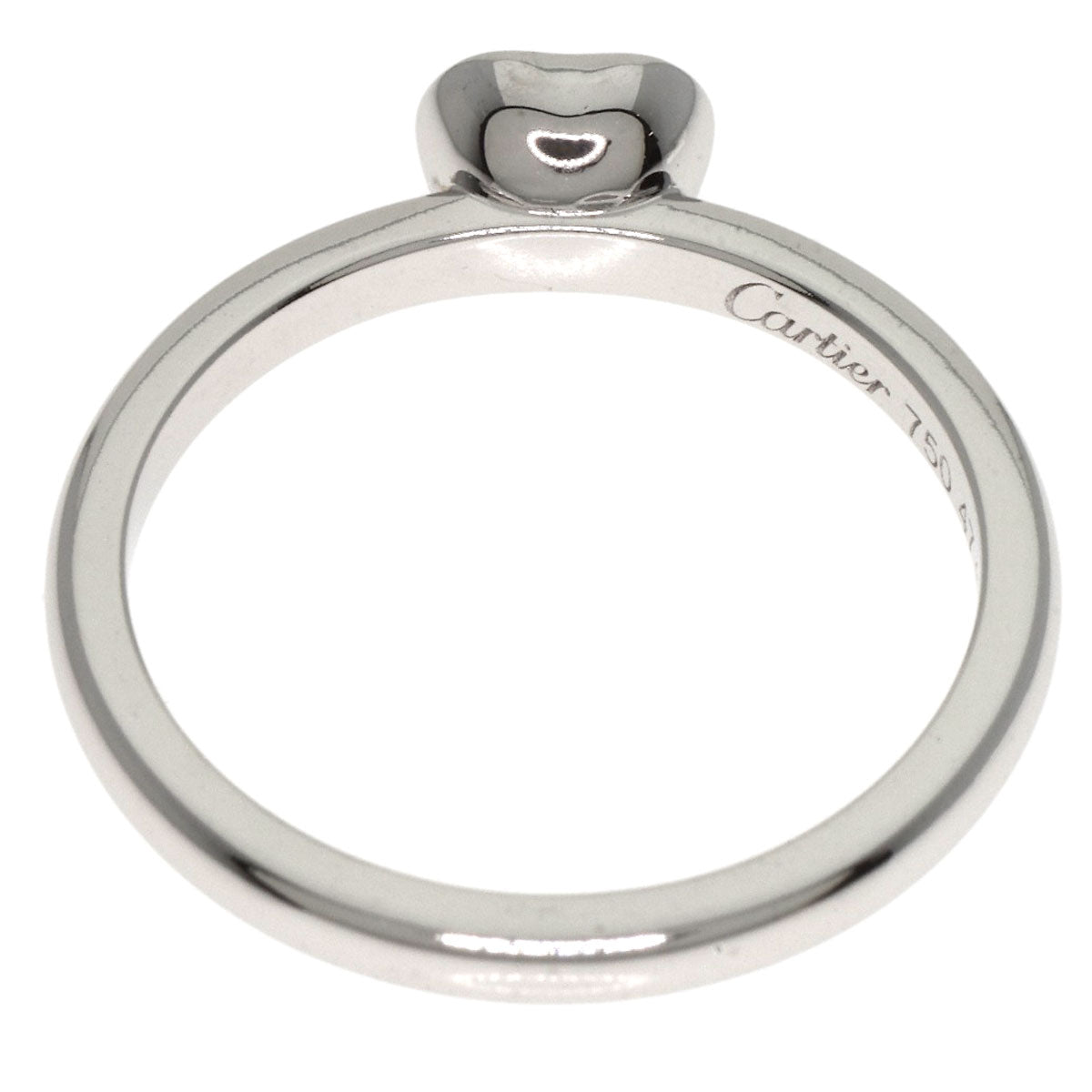 CARTIER Amour Diamond #47 Ring K18 White Gold Ladies [Used]