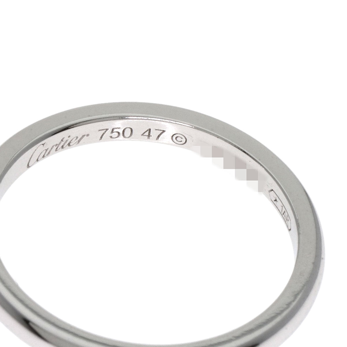 CARTIER Amour Diamond #47 Ring K18 White Gold Ladies [Used]