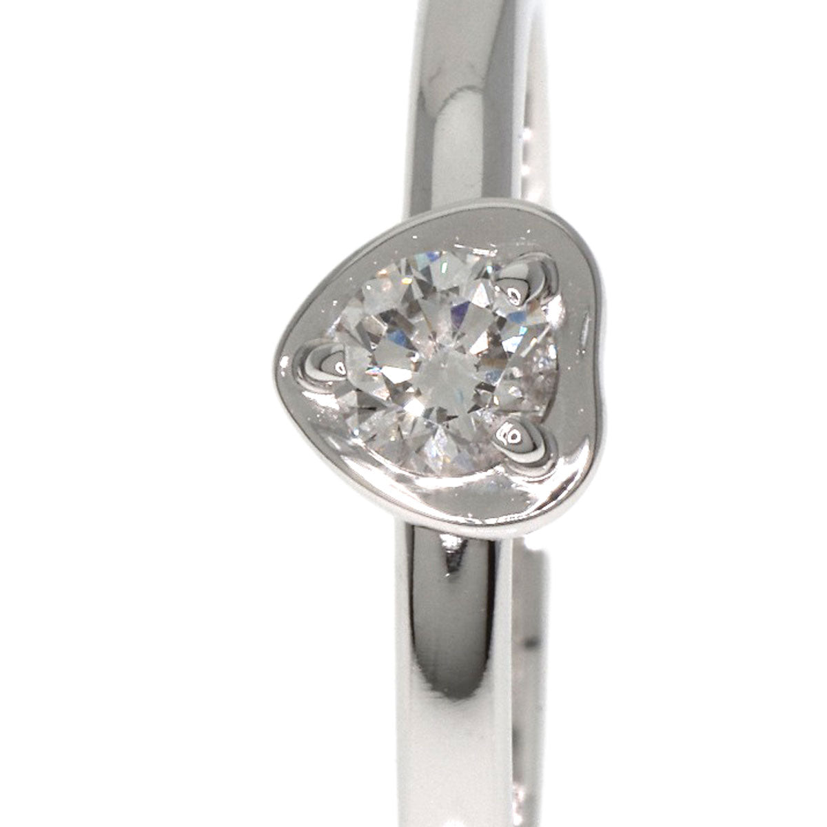 CARTIER Amour Diamond #47 Ring K18 White Gold Ladies [Used]