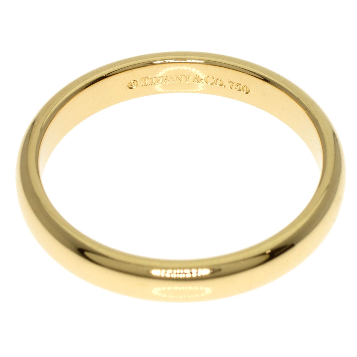 TIFFANY&Co. Stacking band Ring K18 Yellow Gold Ladies [Used]