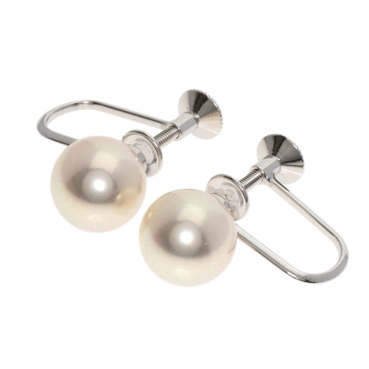 MIKIMOTO   Akoya pearl Pearl Earring  K18 White Gold Ladies [Used]