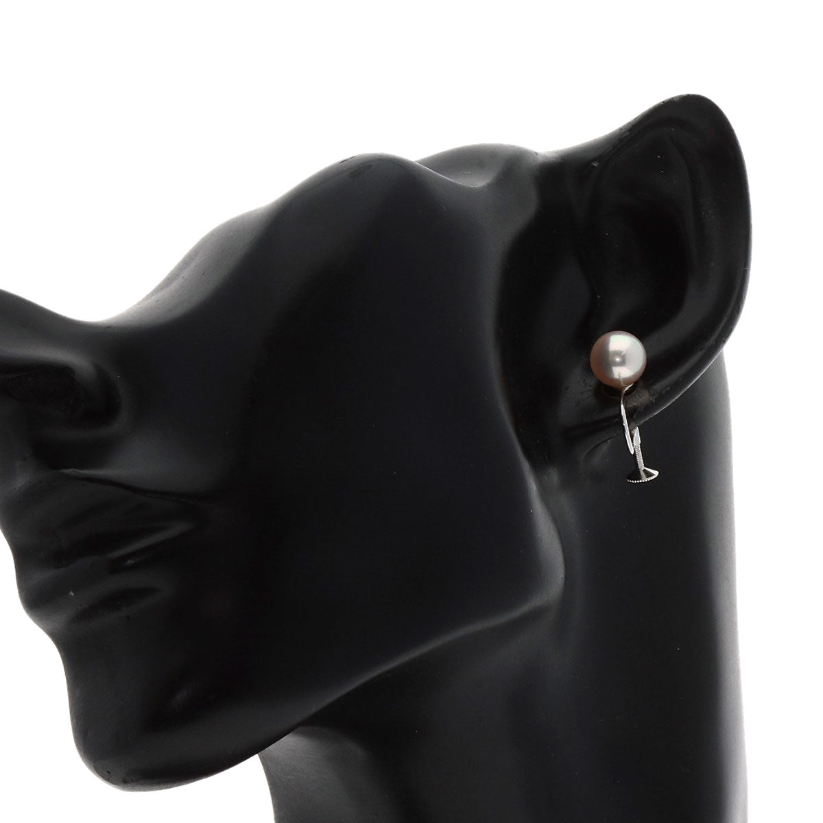 MIKIMOTO   Akoya pearl Pearl Earring  K18 White Gold Ladies [Used]