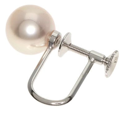 MIKIMOTO   Akoya pearl Pearl Earring  K18 White Gold Ladies [Used]