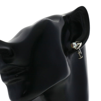 MIKIMOTO Pearl Pearl Earring Silver Ladies [Used]
