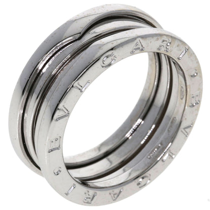 BVLGARI B.zero1 2 band #55 Ring K18 White Gold Ladies [Used]