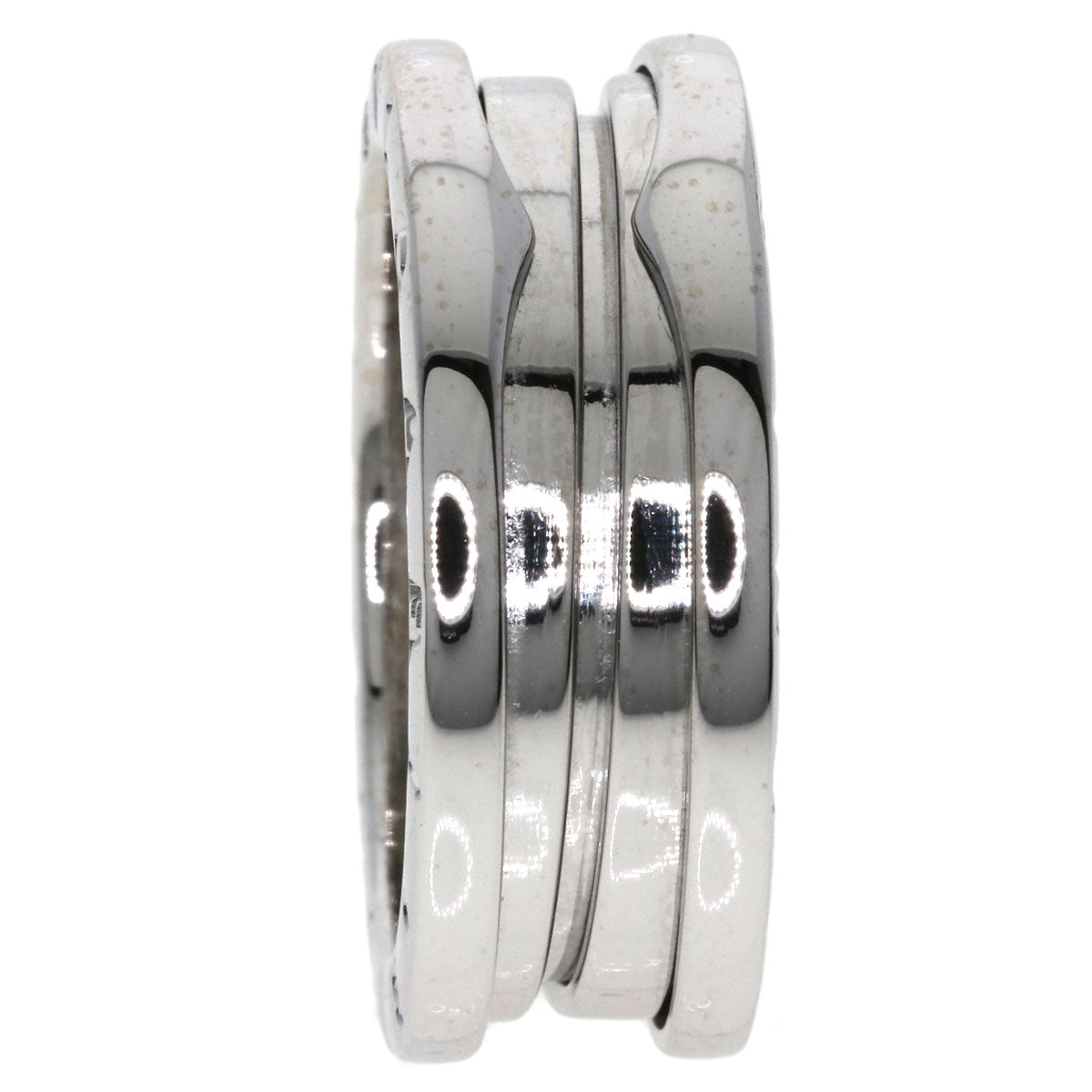BVLGARI B.zero1 2 band #55 Ring K18 White Gold Ladies [Used]