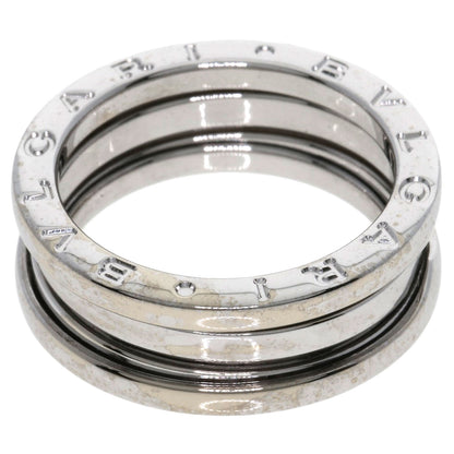 BVLGARI B.zero1 2 band #55 Ring K18 White Gold Ladies [Used]