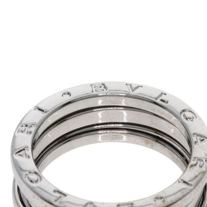 BVLGARI B.zero1 2 band #55 Ring K18 White Gold Ladies [Used]