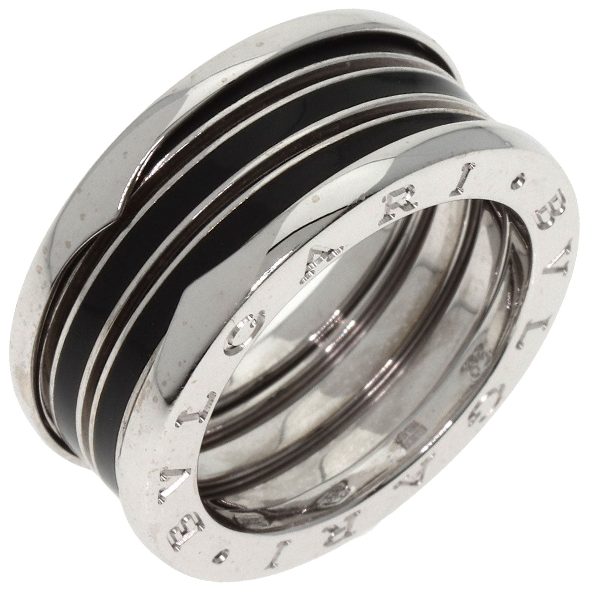 BVLGARI B.zero1 4 band #58 Ring K18 White Gold Ladies [Used]