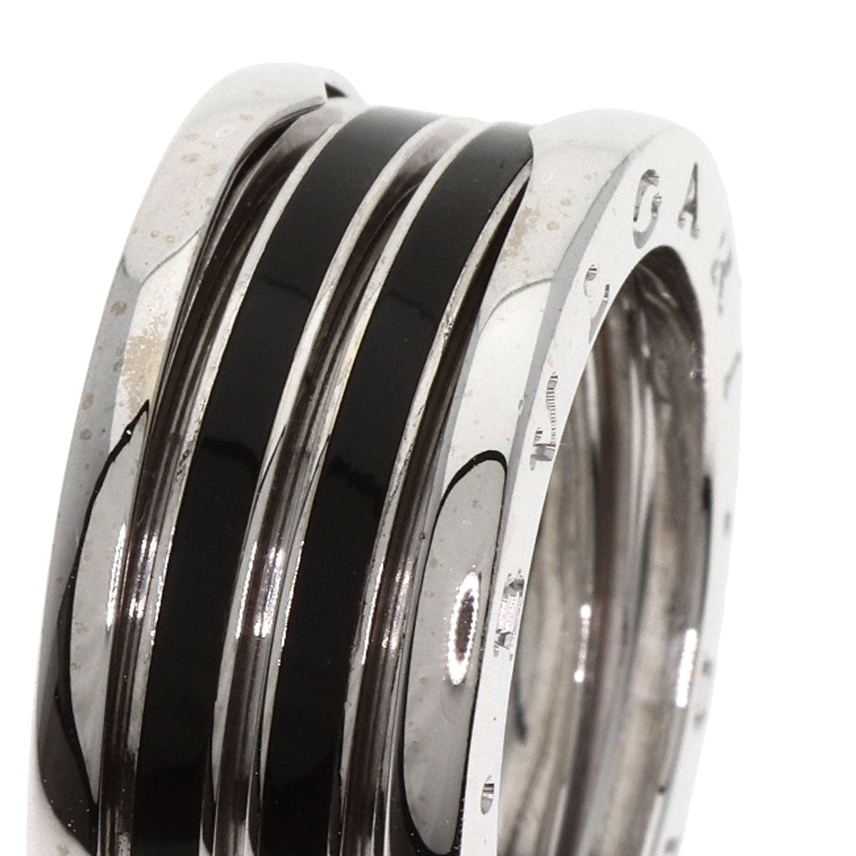 BVLGARI B.zero1 4 band #58 Ring K18 White Gold Ladies [Used]