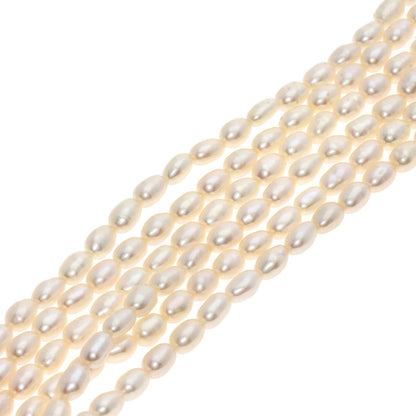 MIKIMOTO Freshwater Baby Pearl 6 Strands Necklace K18 Yellow Gold Ladies [Used]