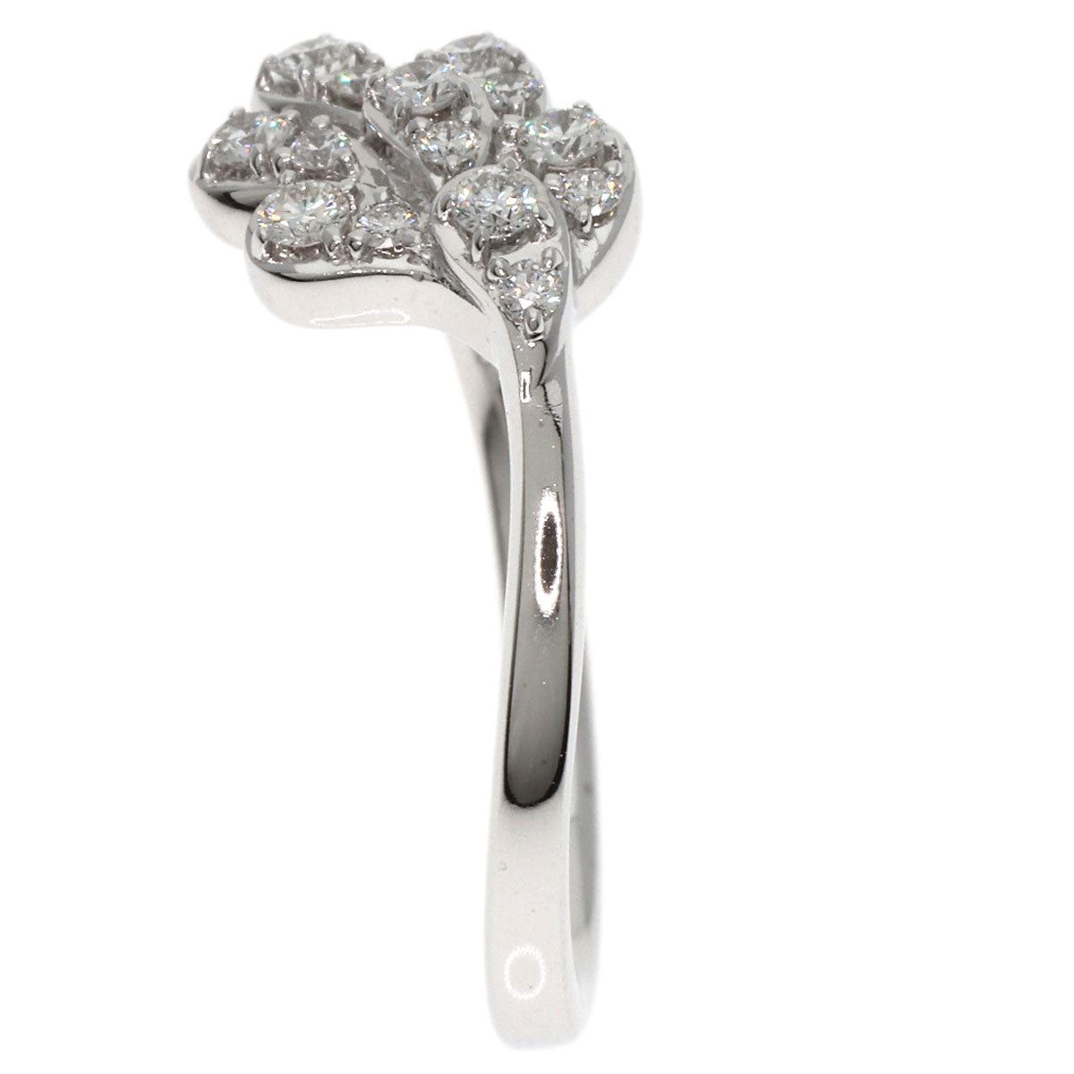TASAKI Diamond Ring K18 White Gold Ladies [Used]