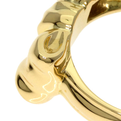 TIFFANY&Co. ribbon Ring K18 Yellow Gold Ladies [Used]