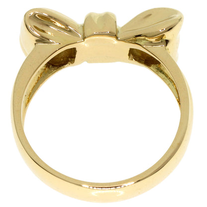 TIFFANY&Co. ribbon Ring K18 Yellow Gold Ladies [Used]