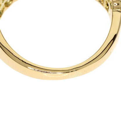 Van Cleef & Arpels Mystery Setting Sapphire Diamond Ring K18 Yellow Gold Ladies [Used]