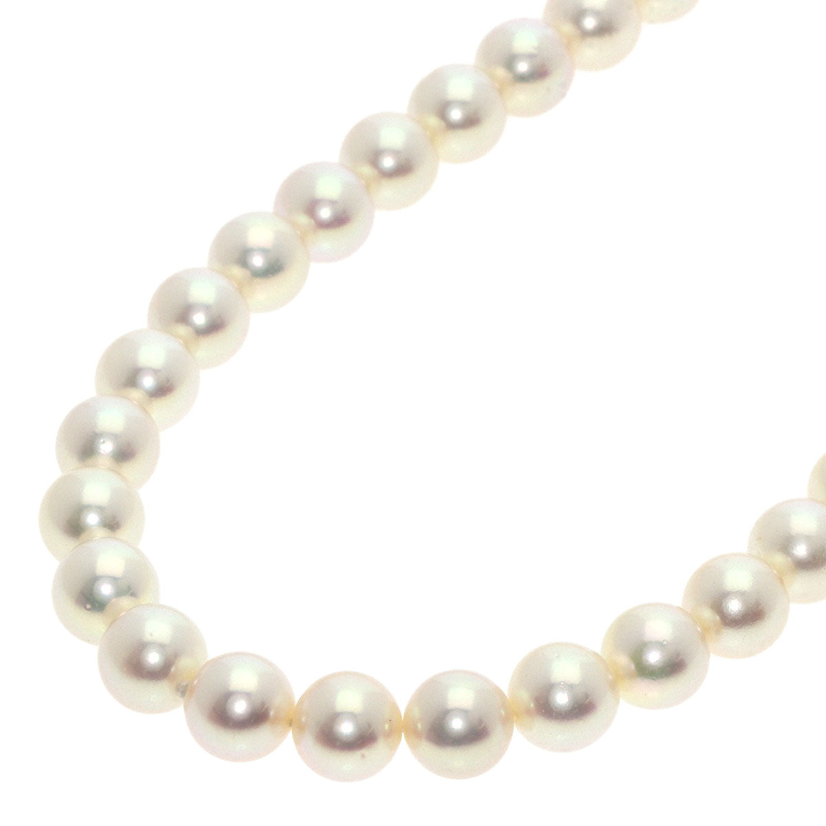 MIKIMOTO Pearl Pearl Long 42.5" Necklace K14 White Gold Ladies [Used]