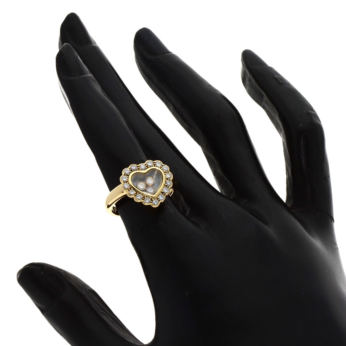 Chopard Happy Diamond Ring K18 Yellow Gold Ladies [Used]